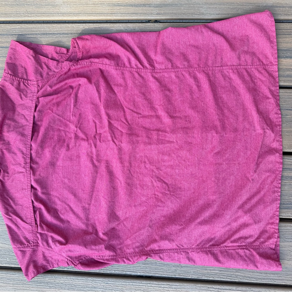 ExOfficio Women’s Travel Shirt Large Pink Quick Dry UPF 50 Hidden Pocket - Picture 4 of 4